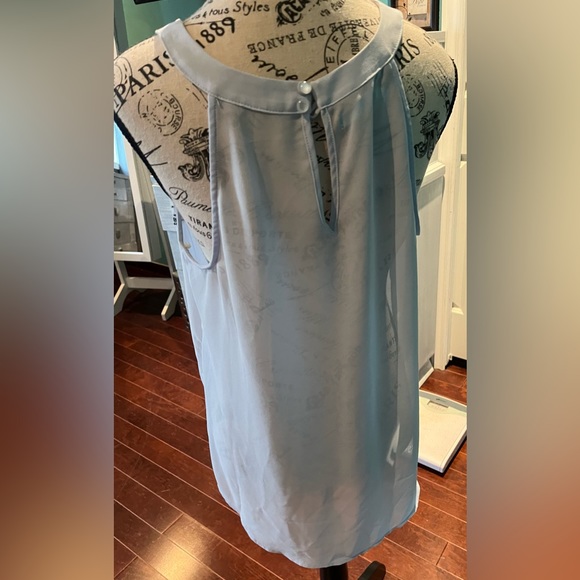 Gorgeous flowy top . Very light blue with sequins and little stones. New! - Picture 2 of 2